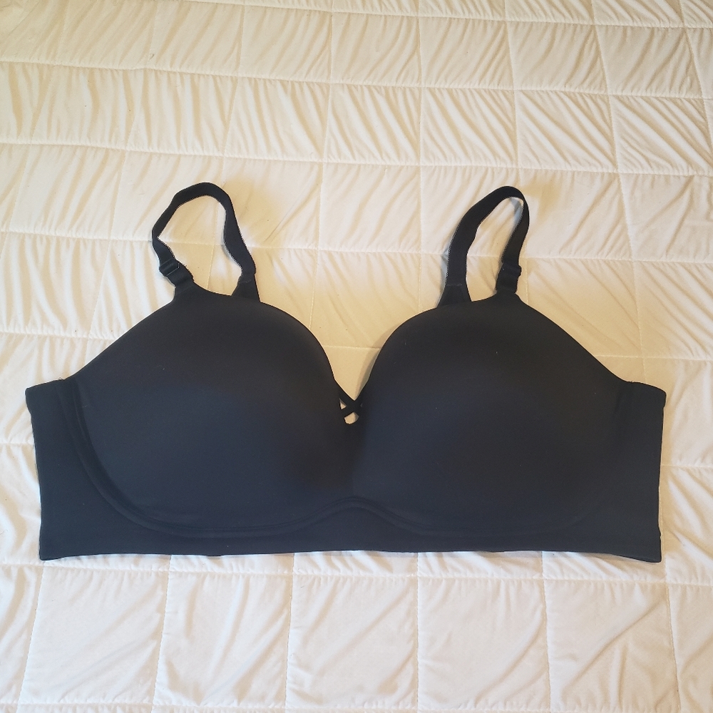 Torrid Black 46DD Wire Free Push Up bra